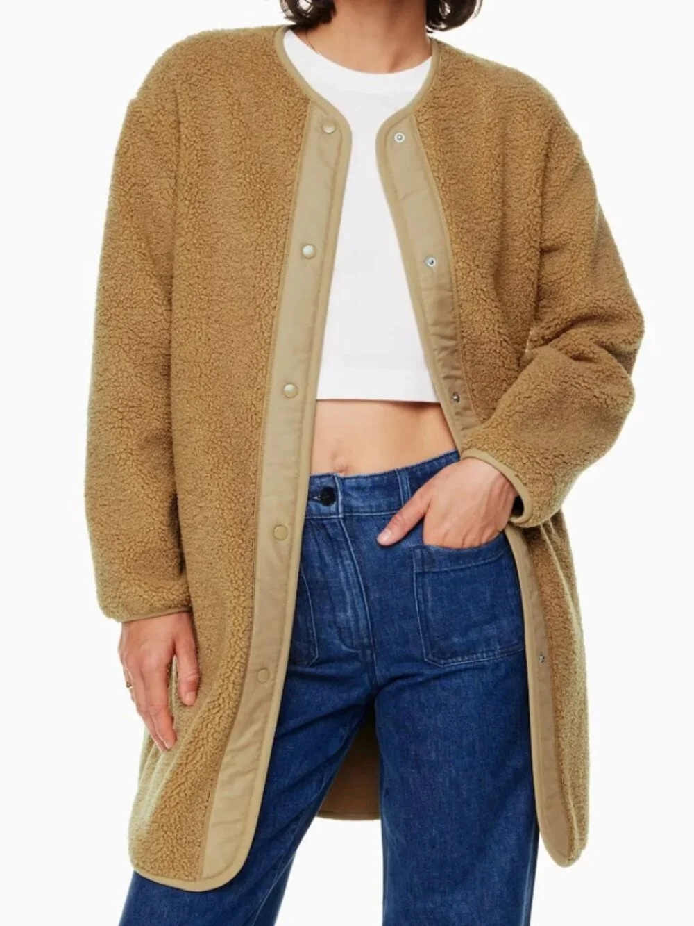 Wilfred Free by Aritzia Longline Sherpa Jacket